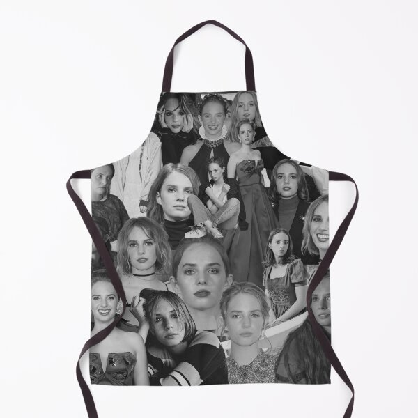 Item preview, Maya Hawke Abstract Collage Art - Black and White Aesthetics designed and sold by CollageHeaven.