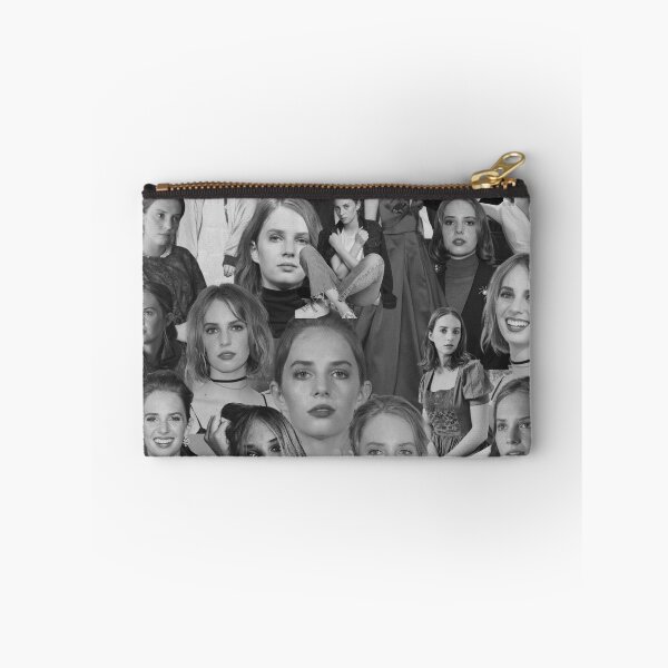 Item preview, Maya Hawke Abstract Collage Art - Black and White Aesthetics designed and sold by CollageHeaven.