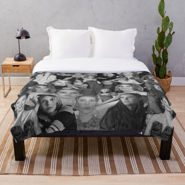 Item preview, Maya Hawke Abstract Collage Art - Black and White Aesthetics designed and sold by CollageHeaven.