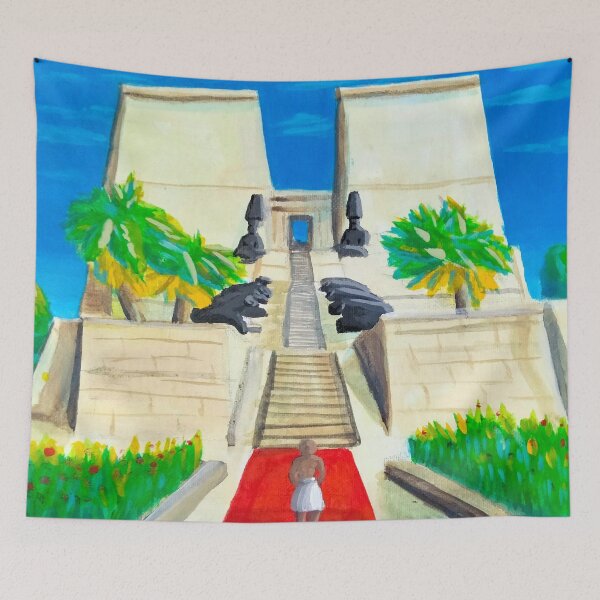 Item preview, Entrance to the Karnak complex at Thebes, Egypt designed and sold by Dagomarosart.
