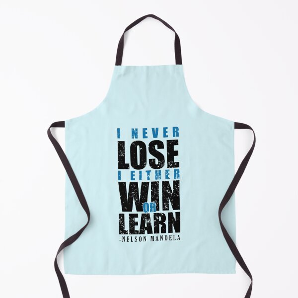 Item preview, Nelson Mandela Famous Motivational Quote | i NEVER lose i either win or learn | Classic T-shirt designed and sold by ZengoClub.