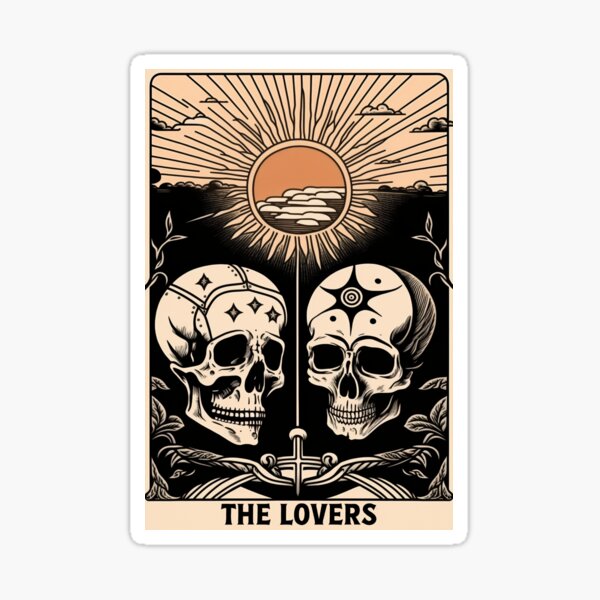 Tarot card lovers' Sticker