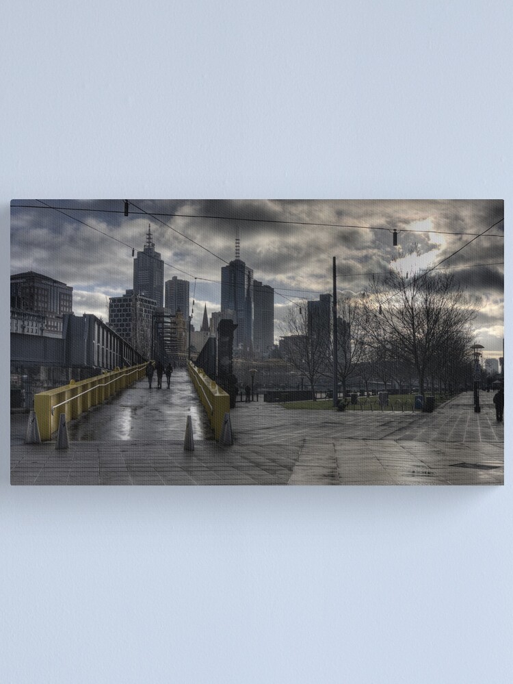 Thumbnail 2 of 3, Canvas Print, Southbank Dawn designed and sold by DavidBurren.
