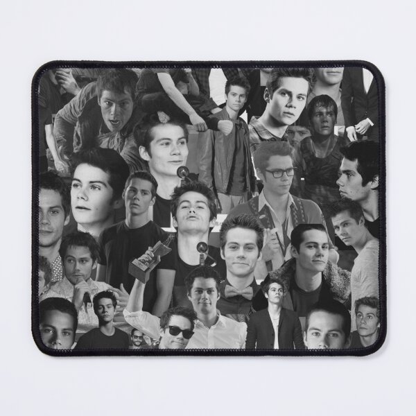 Item preview, Dylan O'Brien Abstract Seamless Collage Pattern - Black and White Aesthetics designed and sold by CollageHeaven.