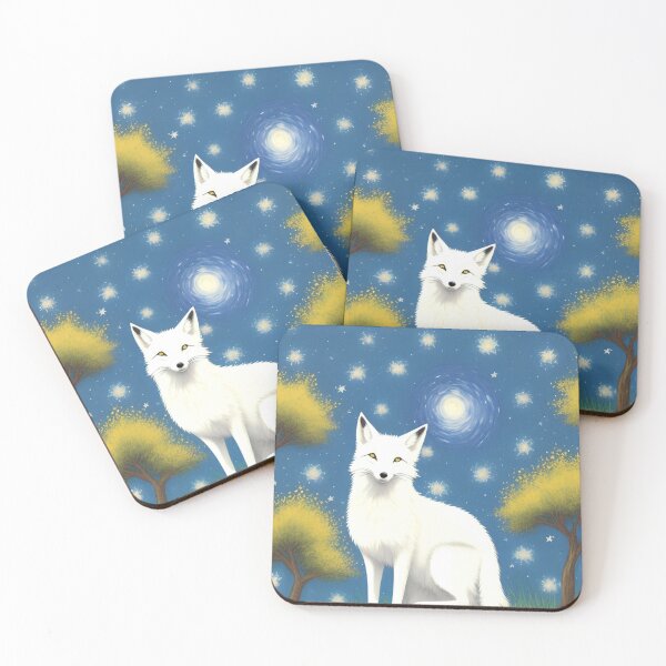 Item preview, White Fox Under The Tree designed and sold by Aryabek.