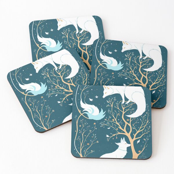 Item preview, White Fox Under The Tree designed and sold by Aryabek.