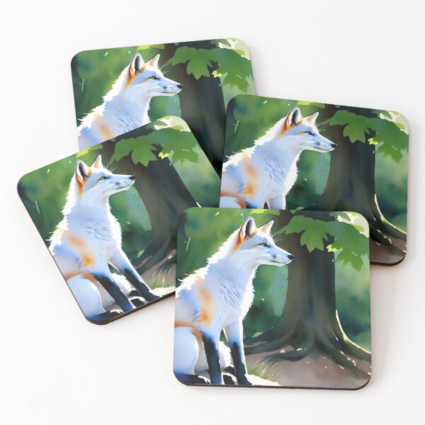 Item preview, White Fox Under The Tree designed and sold by Aryabek.