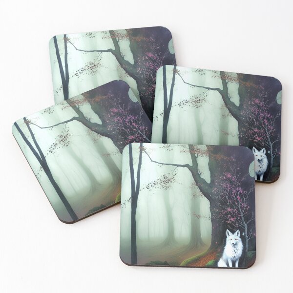 Item preview, White Fox Under The Tree designed and sold by Aryabek.