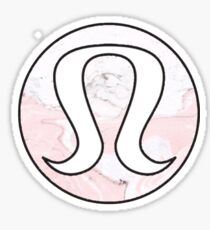 Pink and White Marble Sticker