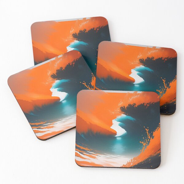 Item preview, Deep Turquoise Blue Water Swelling up the Mountain Side designed and sold by deniselynnimage.