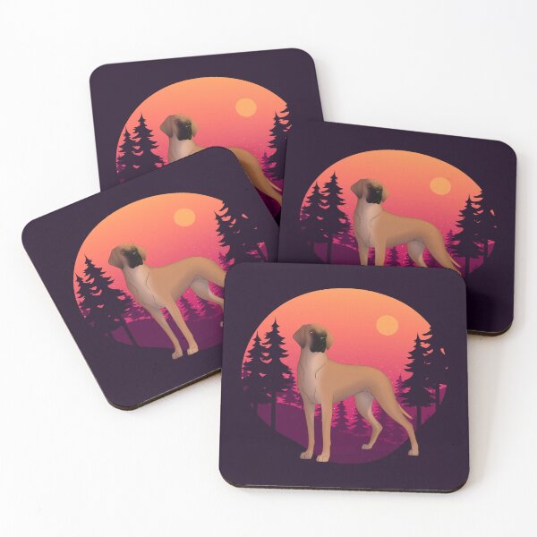 Item preview, Fawn Great Dane, Dog Breed, Original Digital Illustration II designed and sold by anacecilia.
