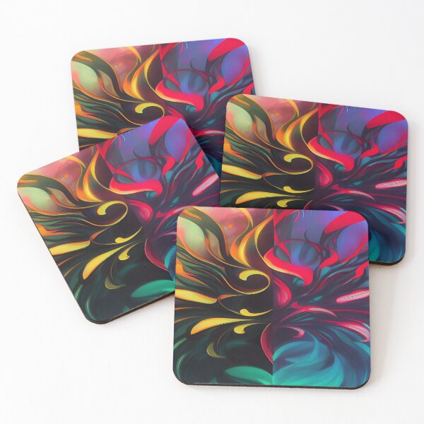 Item preview, Warm and Cold Swirls and Twirls of Wild Florets Blowing in the Wind designed and sold by deniselynnimage.
