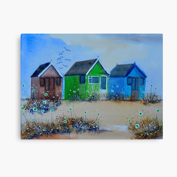 Item preview, Beach Huts 1 designed and sold by FrancesArt.