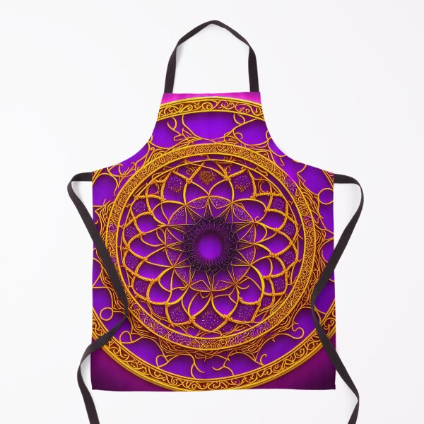 Item preview, Mandala Golden Flower Mandala Purple Pink- Mandalas designed and sold by internlvisions.