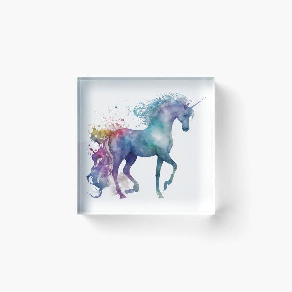 Item preview, Cosmic watercolor unicorn designed and sold by mtamri.
