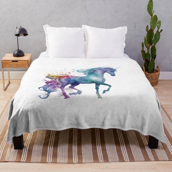 Item preview, Cosmic watercolor unicorn designed and sold by mtamri.
