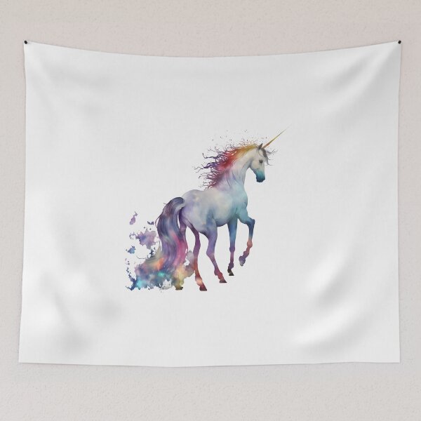 Item preview, Cosmic watercolor unicorn designed and sold by mtamri.
