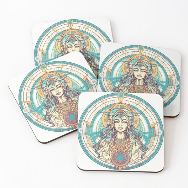 Item preview, Psychedelic High Priestess 1  designed and sold by gorakgorak.