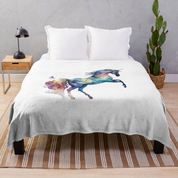 Item preview, Cosmic watercolor unicorn designed and sold by mtamri.