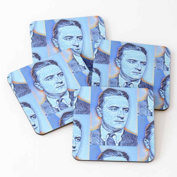 Item preview, F Scott Fitzgerald artwork | F Scott Fitzgerald Portrait | F Scott Fitzgerald Wall Art  designed and sold by Suyogsonar25.