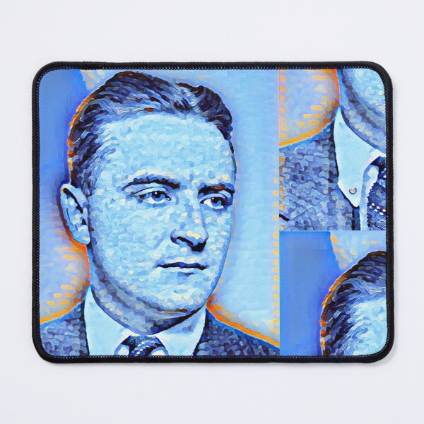 Item preview, F Scott Fitzgerald artwork | F Scott Fitzgerald Portrait | F Scott Fitzgerald Wall Art designed and sold by Suyogsonar25.