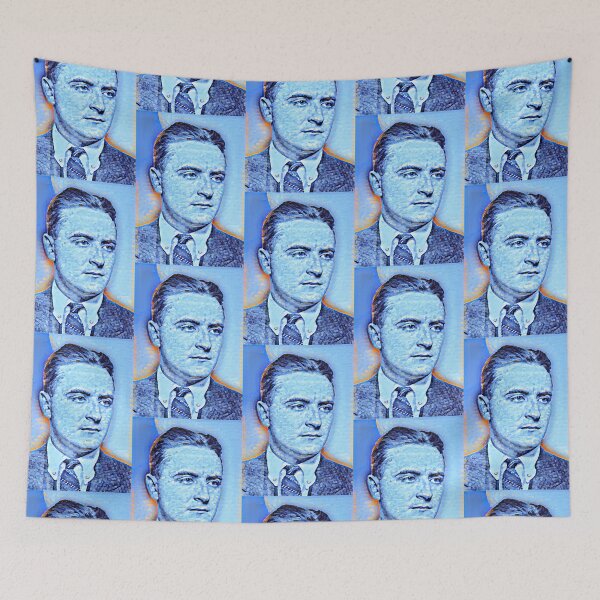 Item preview, F Scott Fitzgerald artwork | F Scott Fitzgerald Portrait | F Scott Fitzgerald Wall Art  designed and sold by Suyogsonar25.