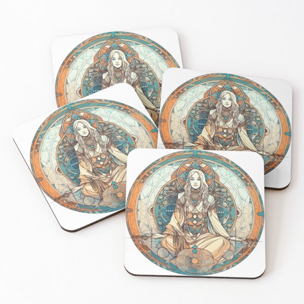 Item preview, Psychedelic Priestess 3 designed and sold by gorakgorak.