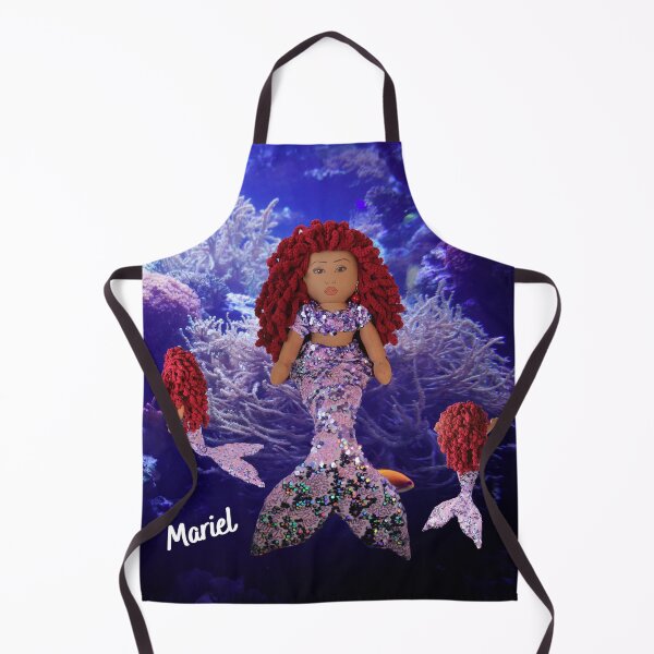 Item preview, Mermaid Mariel, Purple Sequins designed and sold by Blaqworldollart.