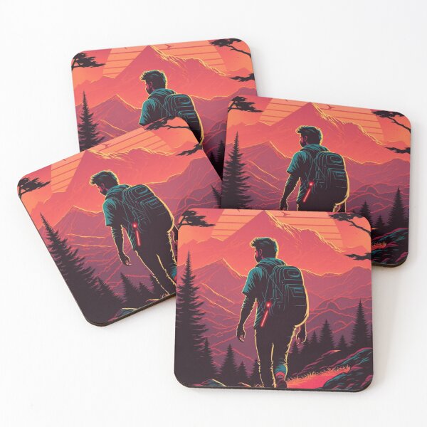Item preview, Retrowave Hiking designed and sold by RESToRAPTOR.