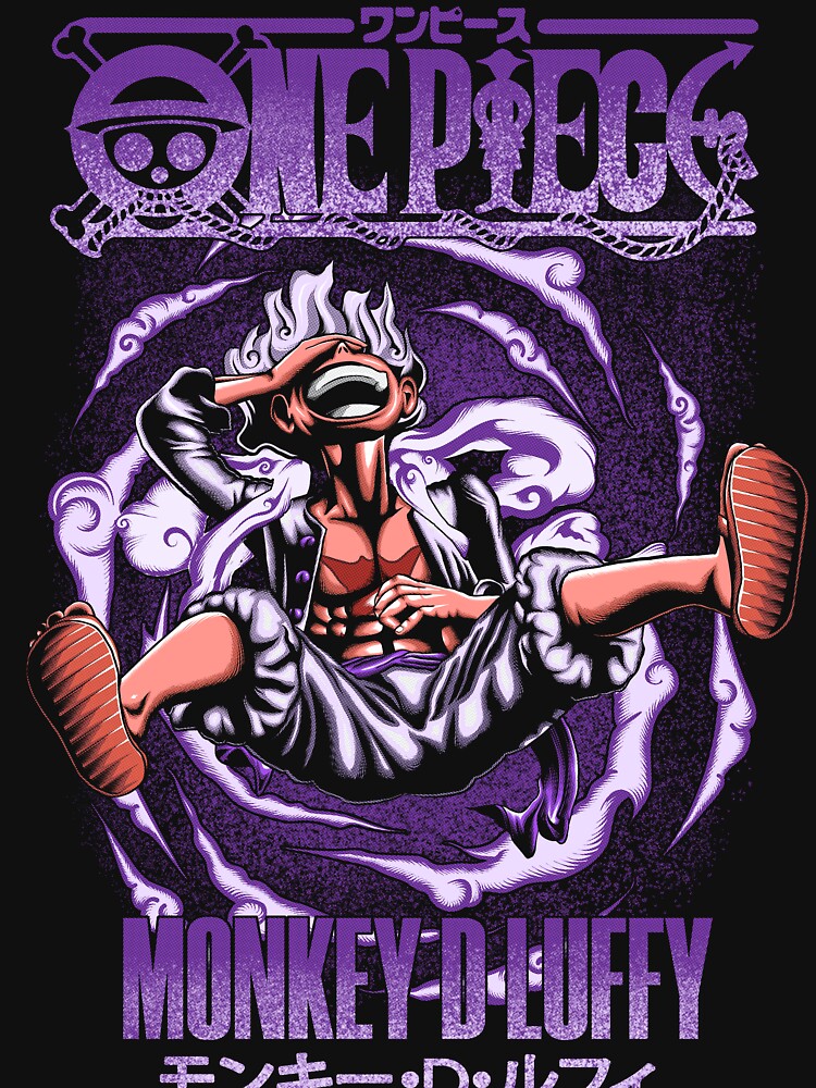 One Piece Gear 5 Luffy Poses T-Shirt