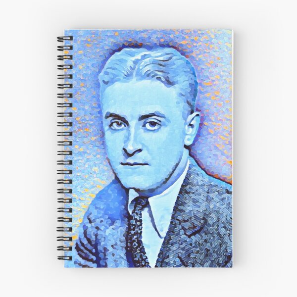 Item preview, F Scott Fitzgerald artwork | F Scott Fitzgerald Portrait | F Scott Fitzgerald Wall Art  designed and sold by Suyogsonar25.