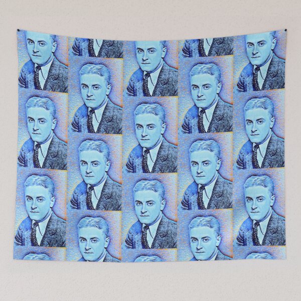 Item preview, F Scott Fitzgerald artwork | F Scott Fitzgerald Portrait | F Scott Fitzgerald Wall Art  designed and sold by Suyogsonar25.