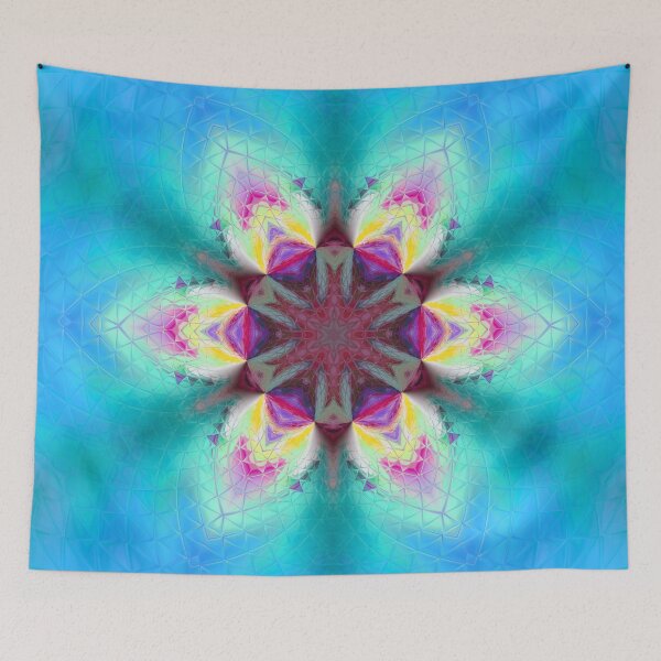 Item preview, floral unique mandala designed and sold by haroulita.