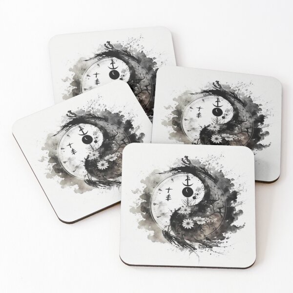 Item preview, The tattoo design features a black and gray watercolor designed and sold by Richstd.