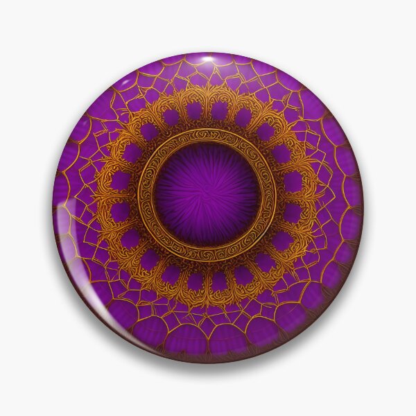 Item preview, Mandala Golden Wheel Mandala Purple Pink- Mandalas designed and sold by internlvisions.