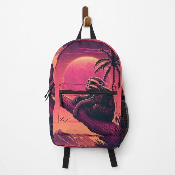 Item preview, Retrowave Sloth designed and sold by RESToRAPTOR.