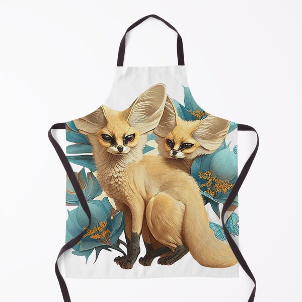 Item preview, an illustrated image of butterflies blue birds fennec fox designed and sold by Richstd.