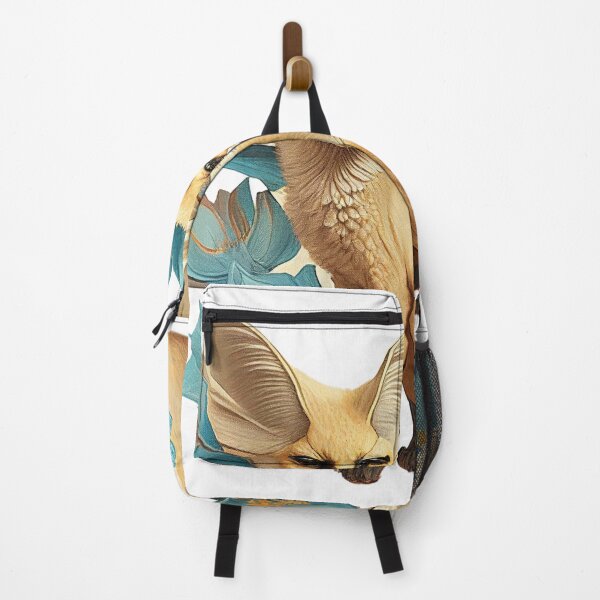 Item preview, an illustrated image of butterflies blue birds fennec fox designed and sold by Richstd.