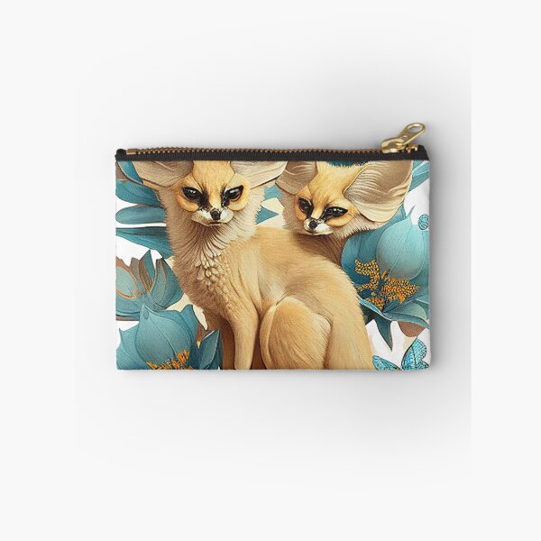 Item preview, an illustrated image of butterflies blue birds fennec fox designed and sold by Richstd.