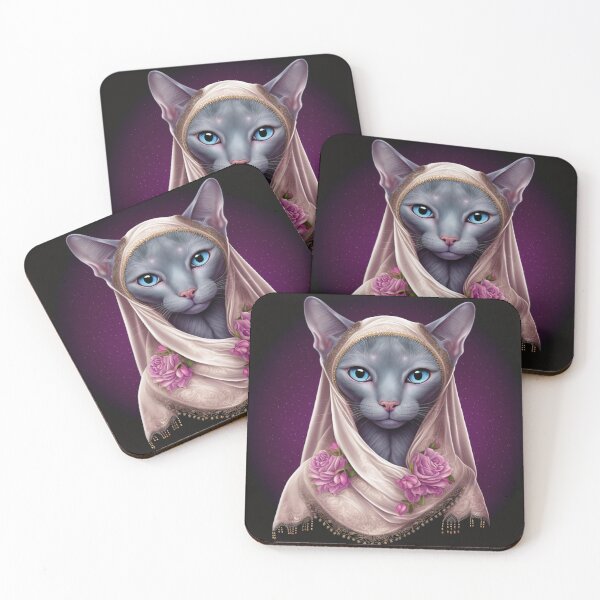 Item preview, Saint Abyssinian Cat designed and sold by Nocturne  Paws.