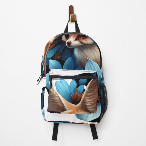 Item preview, an illustrated image of butterflies blue birds fennec fox designed and sold by Richstd.