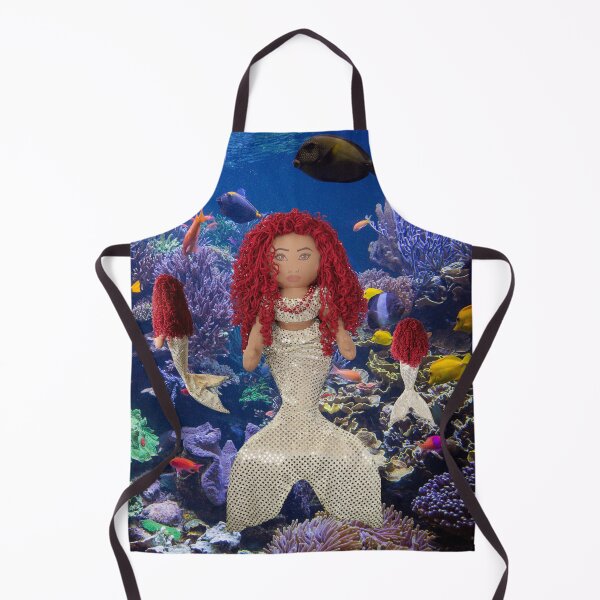 Item preview, Mermaid Mariel, Gold Sequins designed and sold by Blaqworldollart.