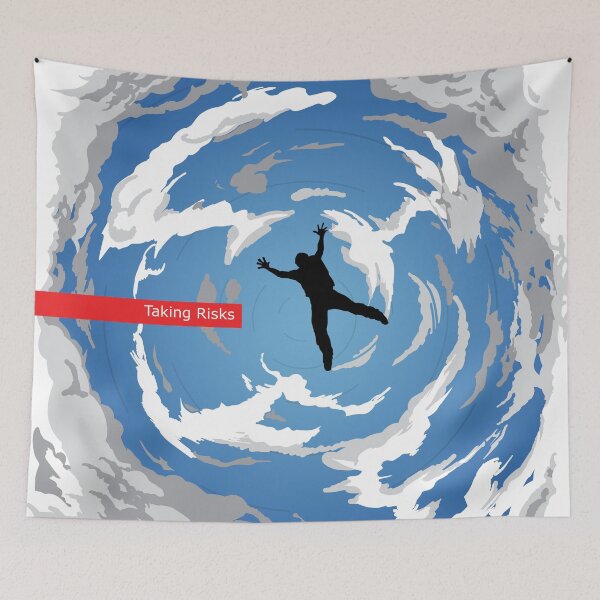 Item preview, Life is about Taking Risks - Skydiving designed and sold by rclwow.