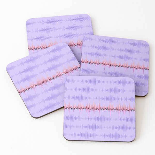 Item preview, Sound wave of purple designed and sold by andrasdesignssss.
