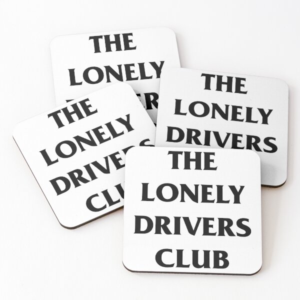 Item preview, The Lonely Drivers Club (Dark on Light) designed and sold by esthetekXP.