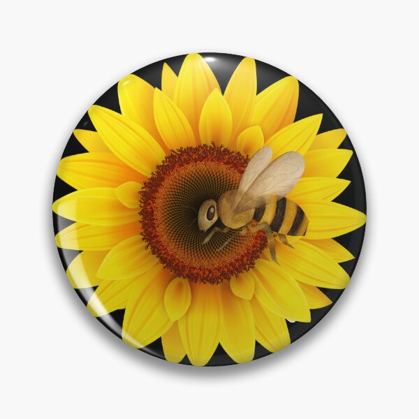Item preview, Bee On A Sunflower  designed and sold by Echo Aesthetics.