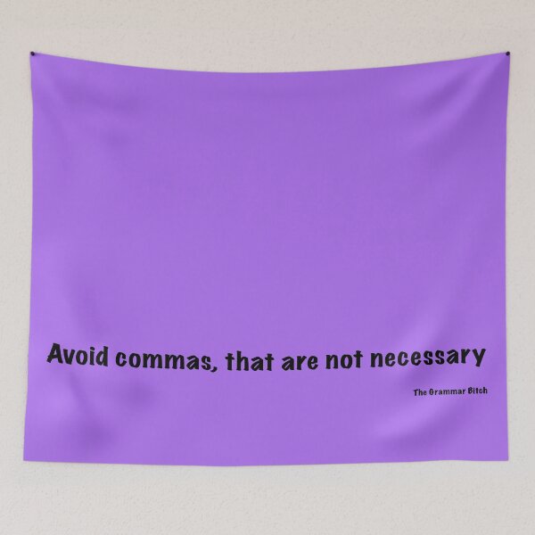 Item preview, Avoid Commas designed and sold by ClaireBillson.