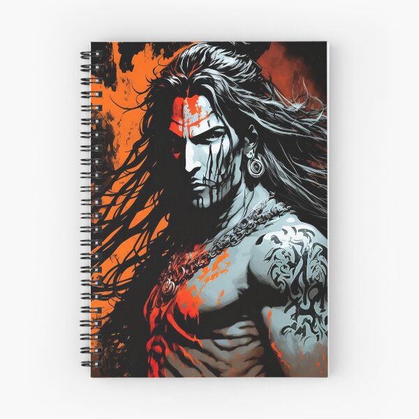 Item preview, Stunning Digital Artwork of Lord Shiva designed and sold by Indianrocks.