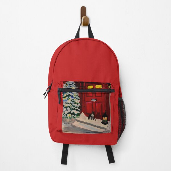 Item preview, The red door, Christmas designed and sold by GabiVrnArt.