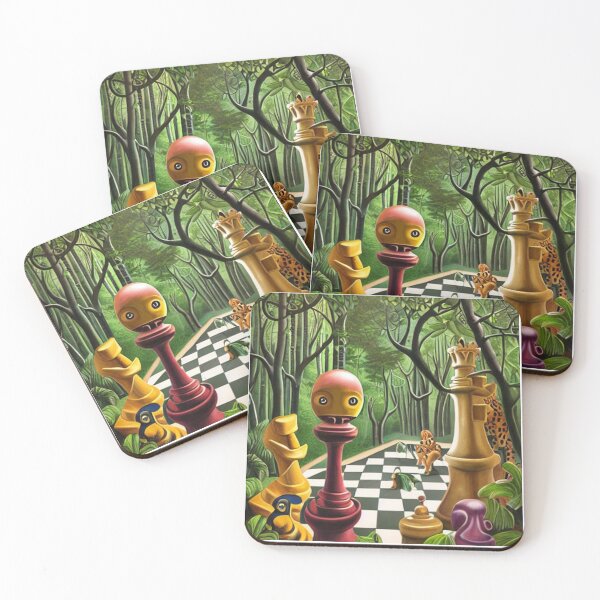 Item preview, Alien Jungle Chess designed and sold by DukeGroovy.